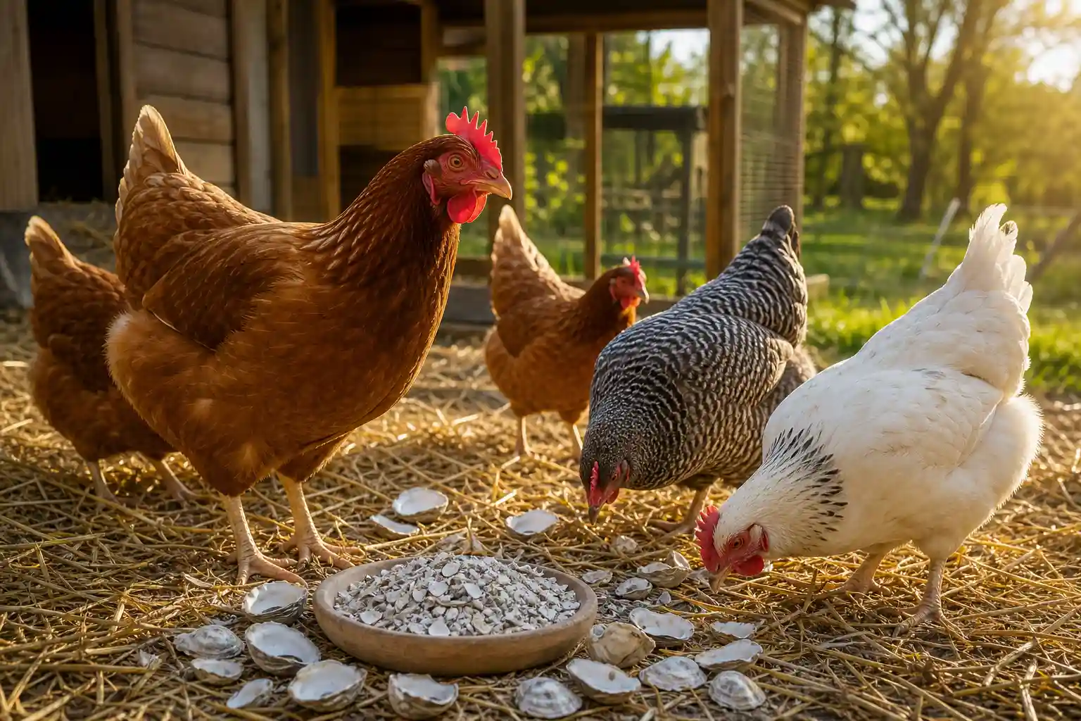 Oyster Shell as a Calcium Source for Poultry