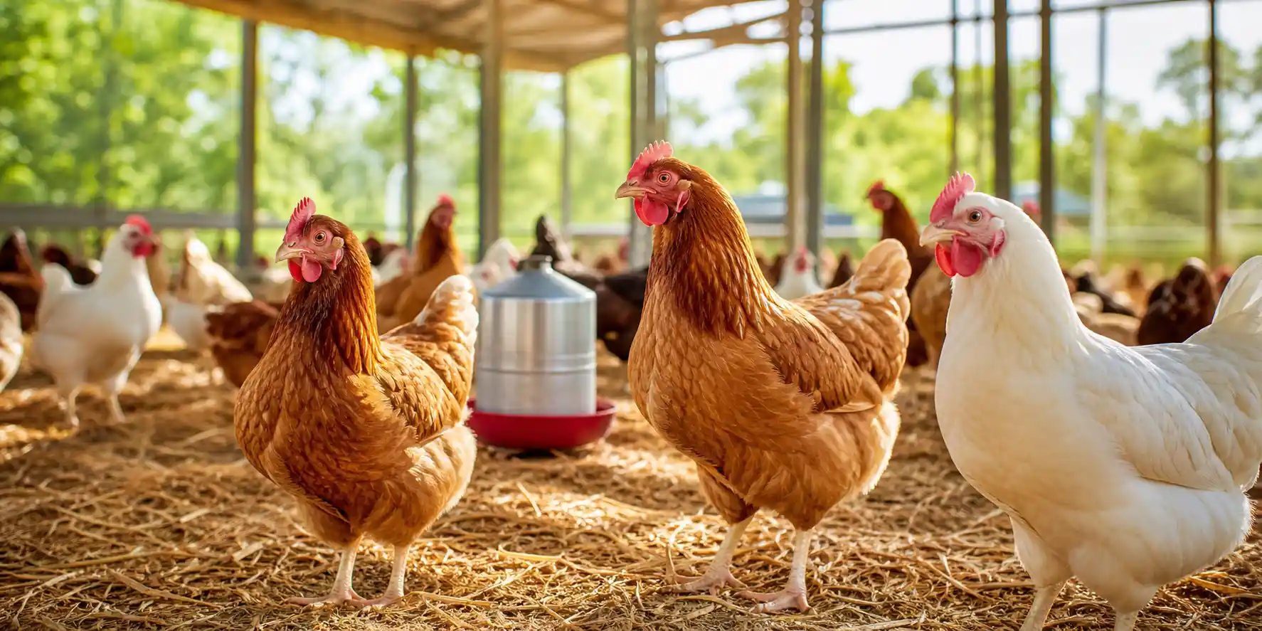 Poultry Electrolyte and Vitamin Combinations for Heat Stress