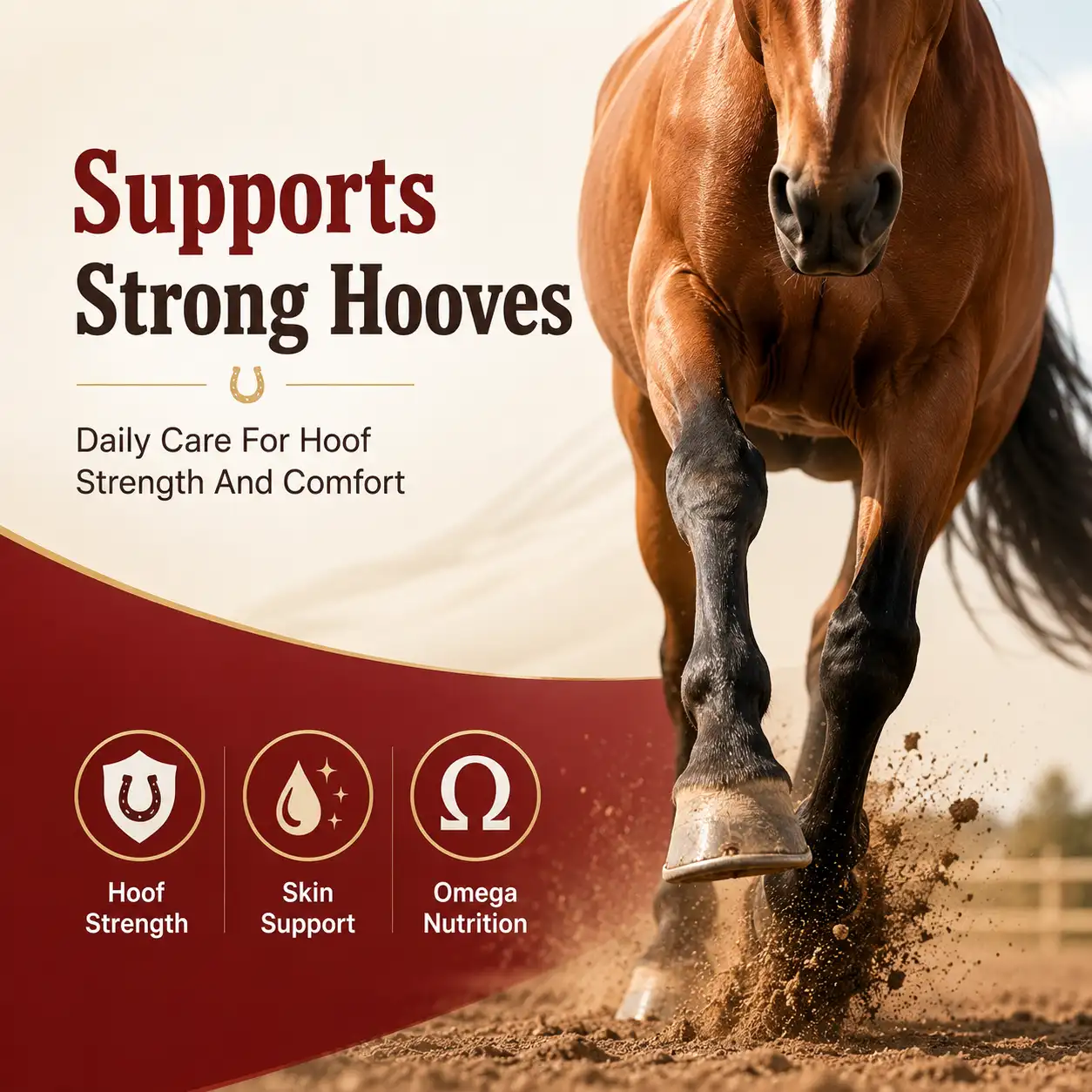 Omega Horseshine Hoof, Skin & Coat Soft Chews for Horses 2