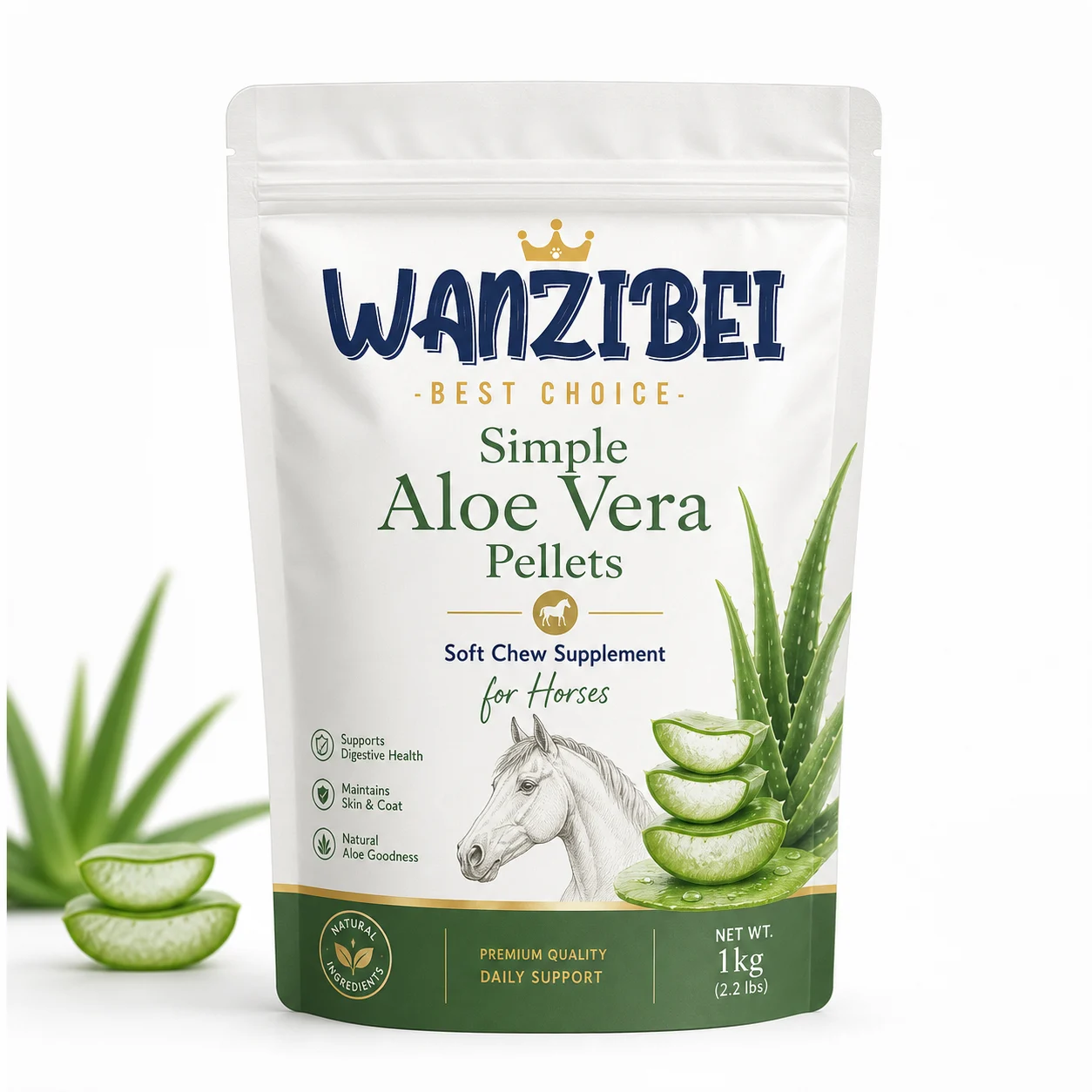 Simple Aloe Vera Soft Chews for Horses