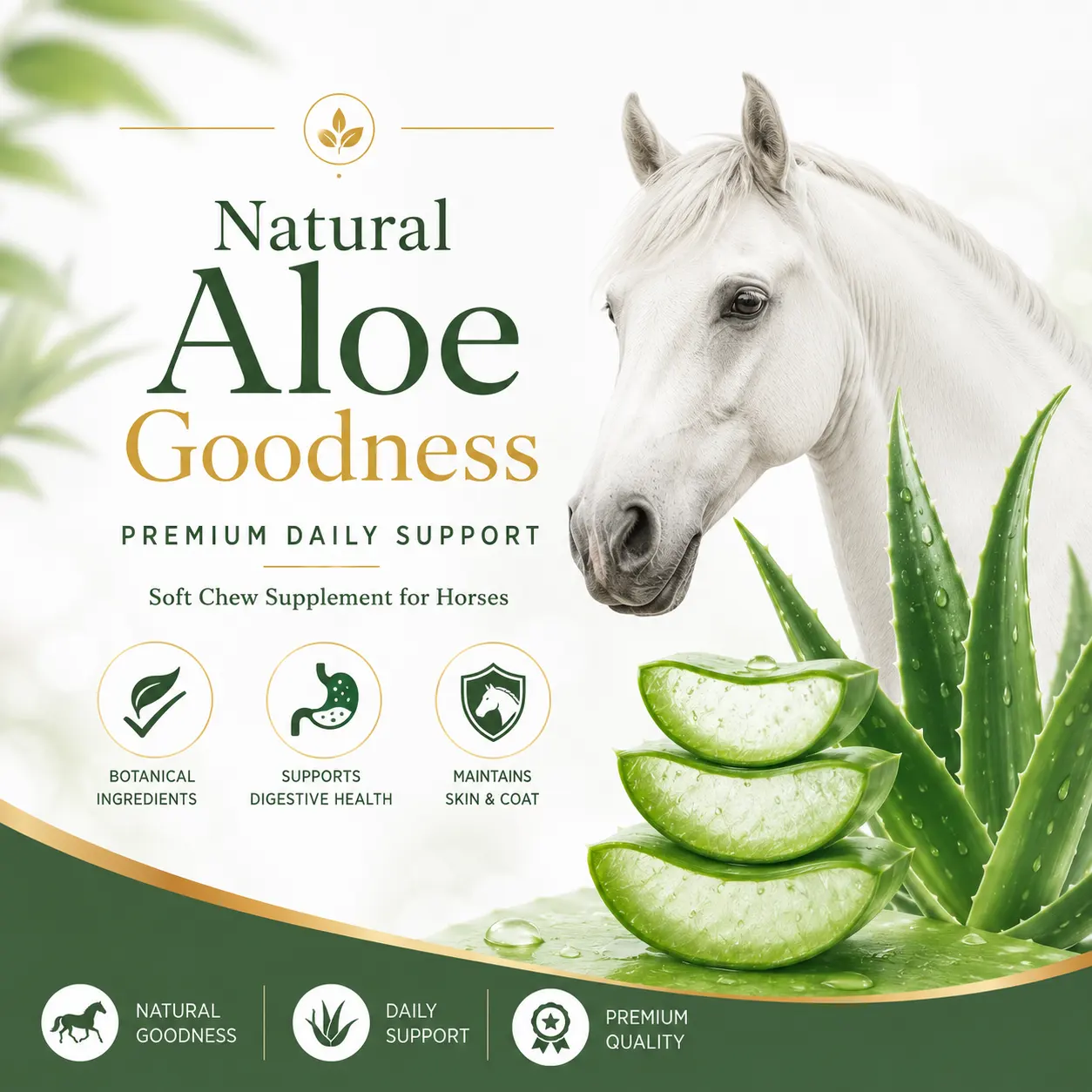 Simple Aloe Vera Soft Chews for Horses 3