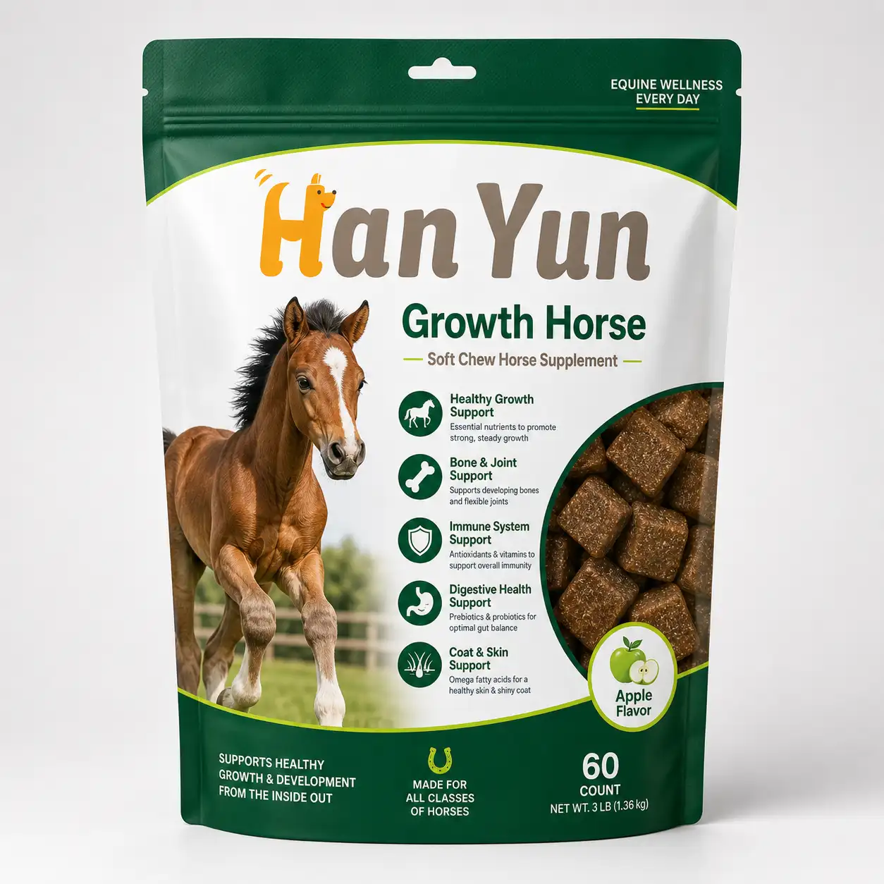 HanYun Growth Horse Soft Chew Supplement