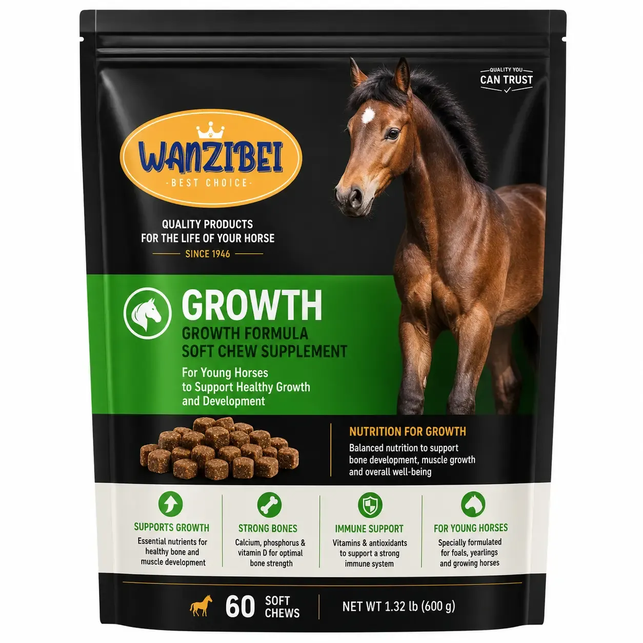 Growth Soft Chews for Horses