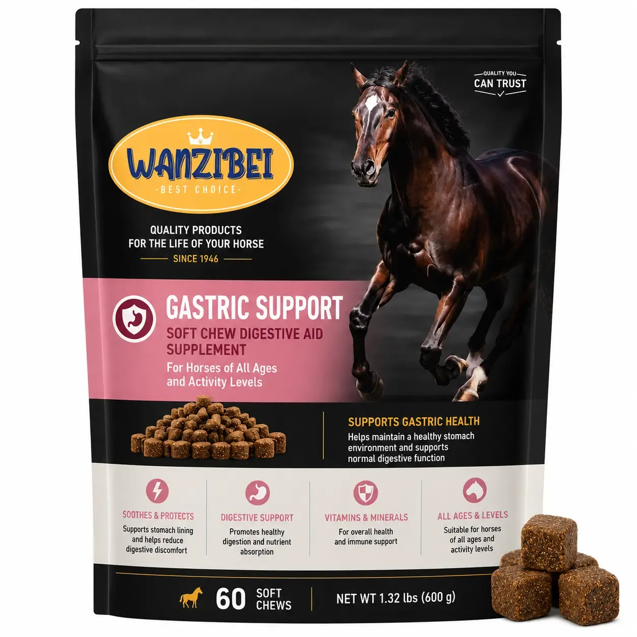 Gastric Support Soft Chews for Horses