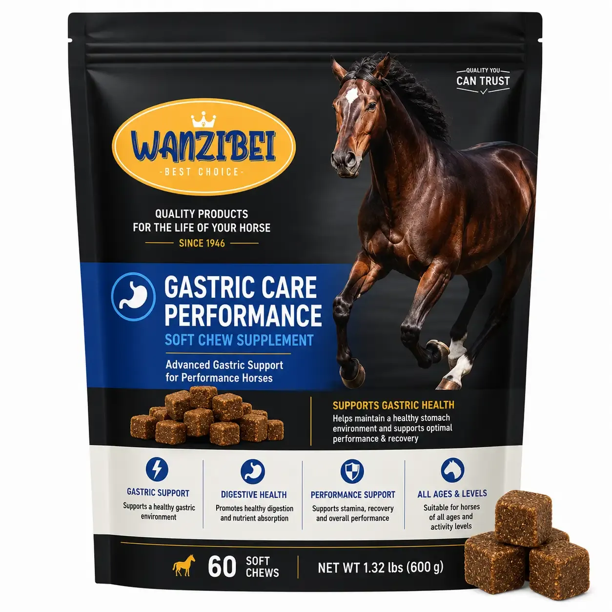 Gastric Care Performance Soft Chews for Horses
