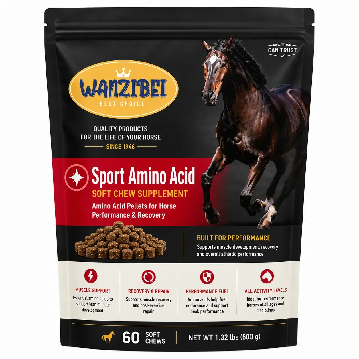 Sport Amino Acid Soft Chews for Horses