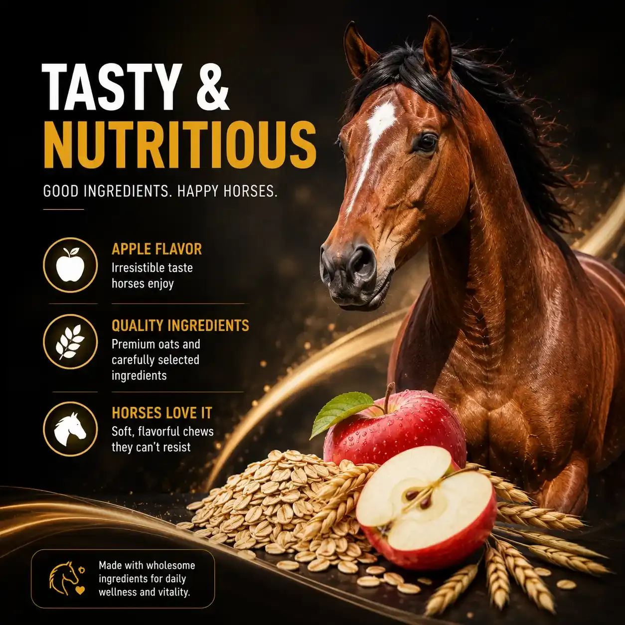 Apple & Oat Treats for Horses 4