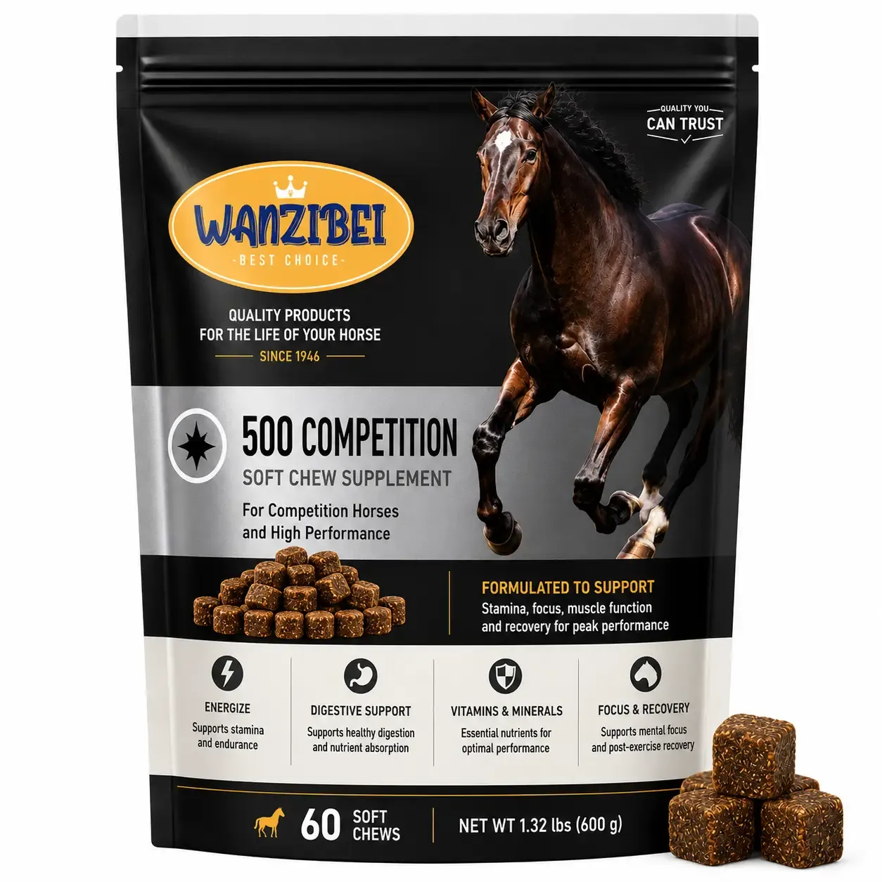 500 Competition Soft Chews for Horses