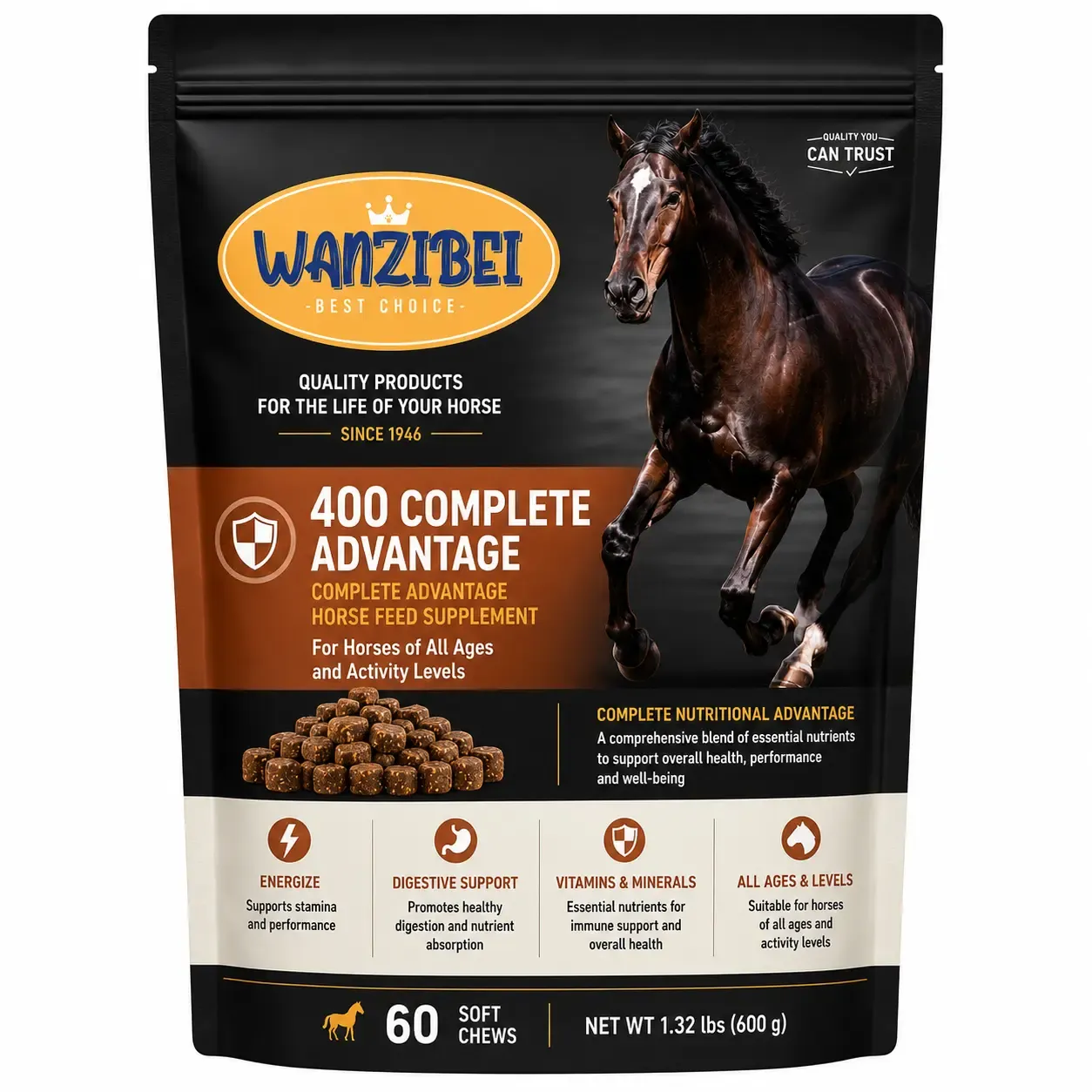 400 Complete Advantage Soft Chews for Horses